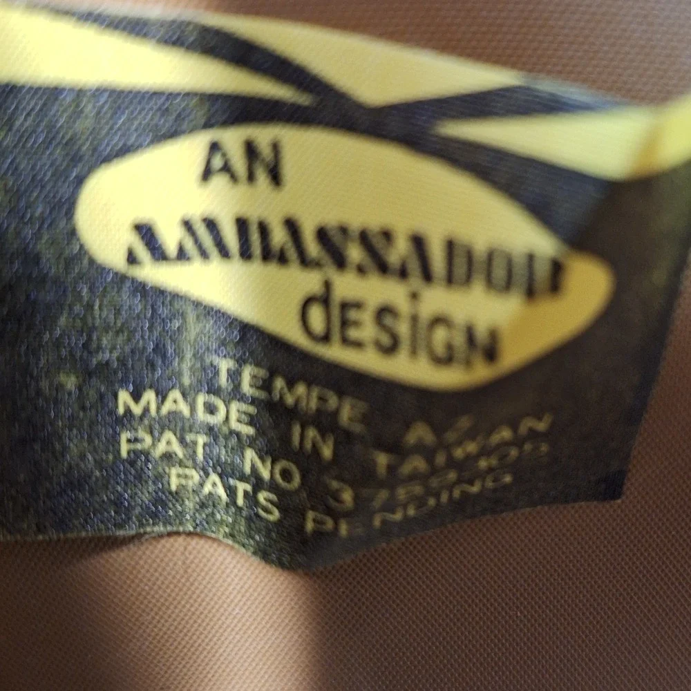 Ambassador Design Satchel Bag Women's Medium Brown Organizer Vintage Excellent
